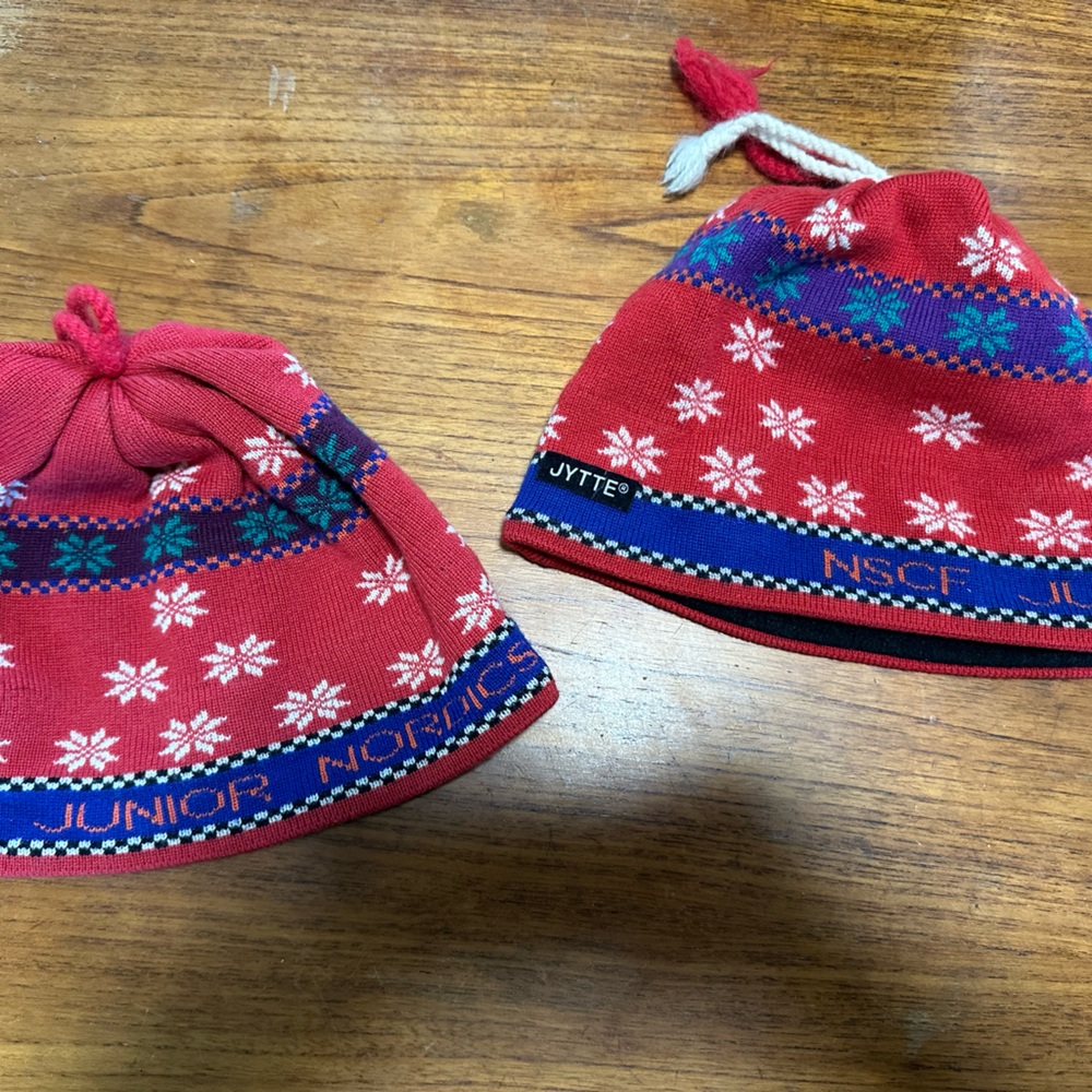 2 Jytte winter xc ski hats